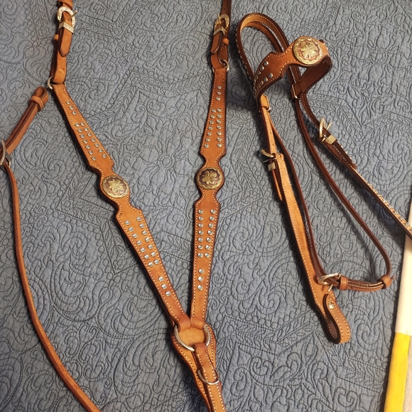 Headstall and Breast Collar set - Picture 2 of 4